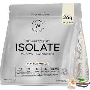 WELLBEING WHEY PROTEIN ISOLATE 1KG BOURBON VANILLA